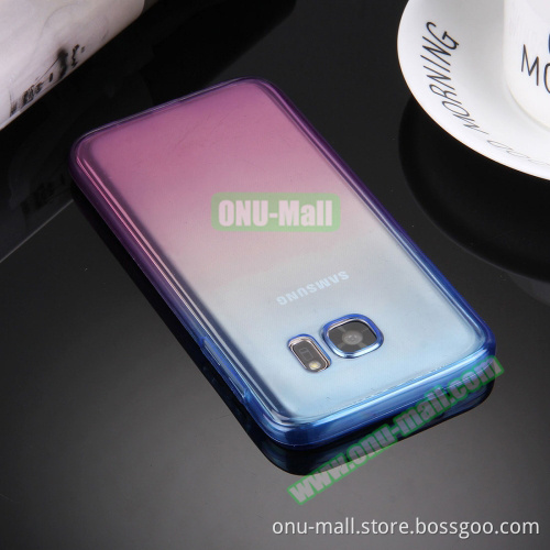 Protective Case for Samsung Galaxy S7 Case, ouble-sided Gradient Color TPU Cover for Galaxy S7